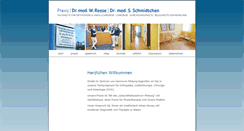 Desktop Screenshot of praxis-dr-reese.de